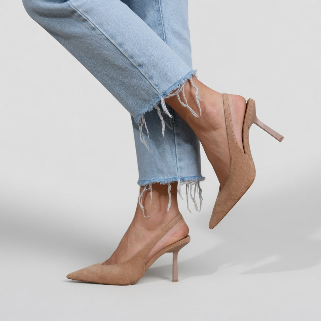 Élizabeth™ — Slingback stiletto heel Parisian elegance