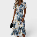 LYON | MODERN FLORAL MIDI DRESS