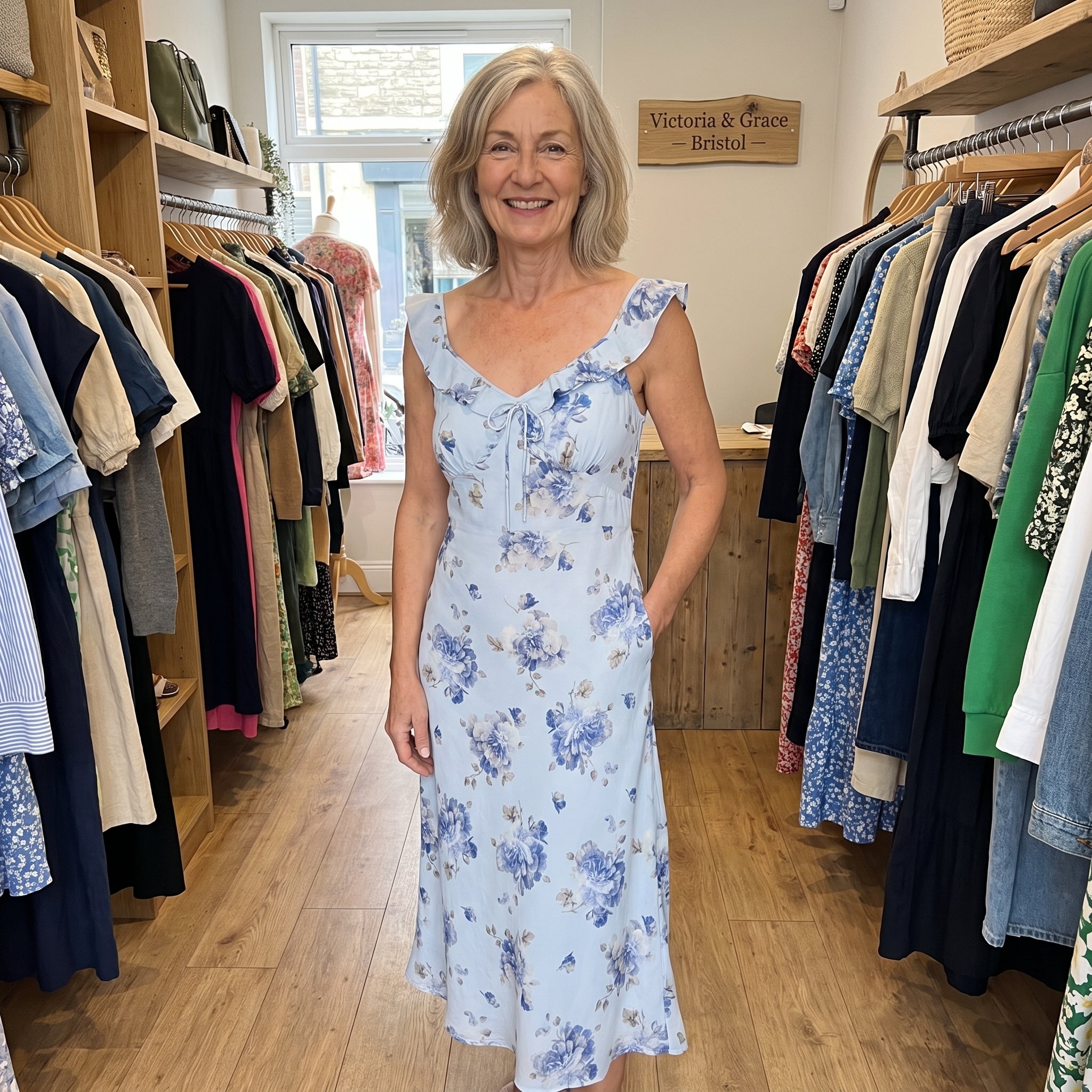 Diane — Floral Maxi Dress