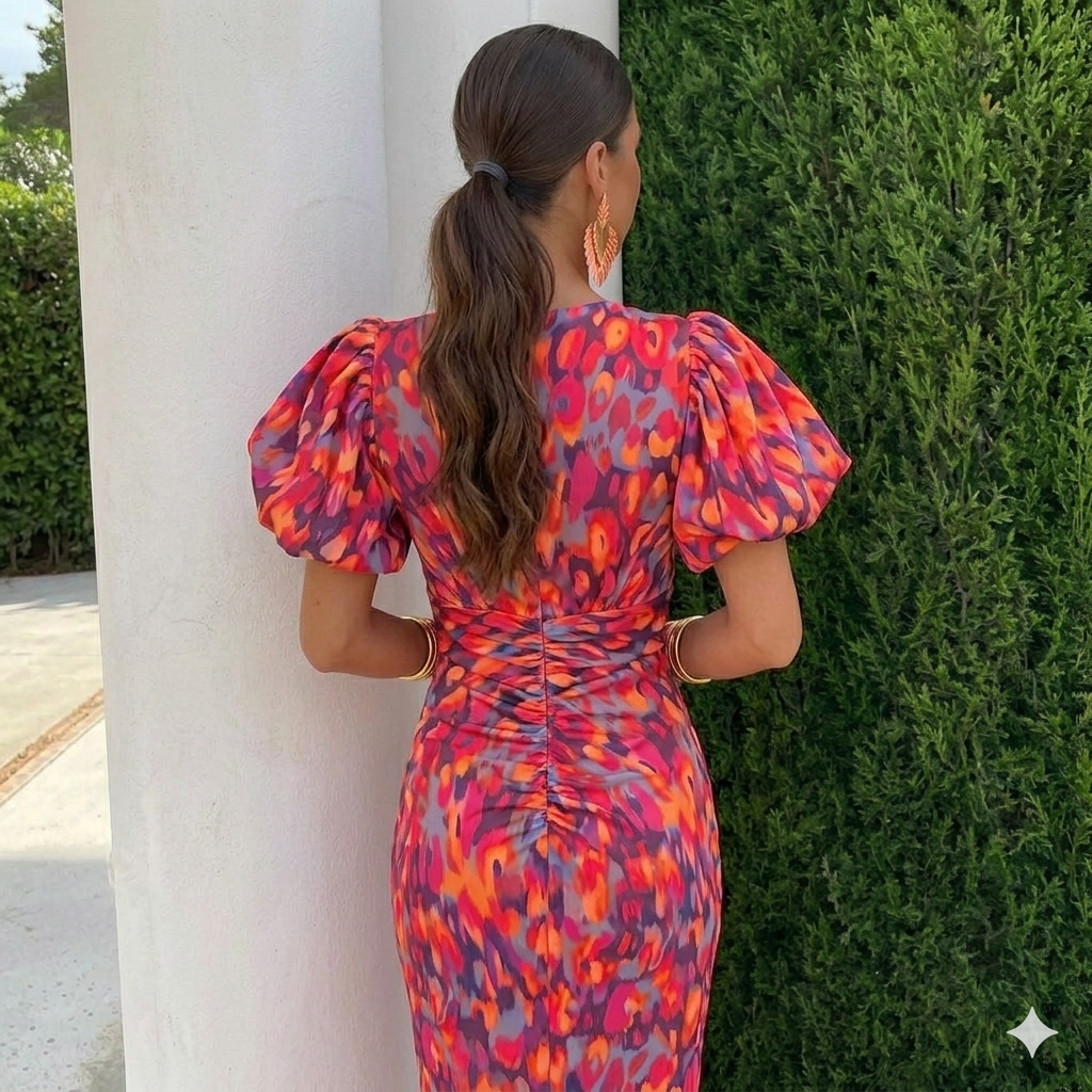Tora™ - Dress with Pleated Sleeves