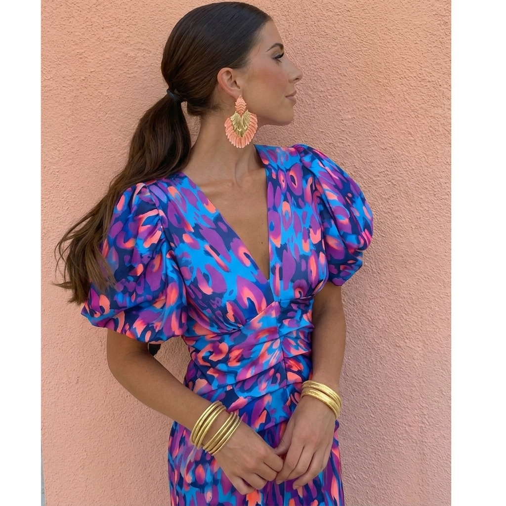 Tora™ - Dress with Pleated Sleeves