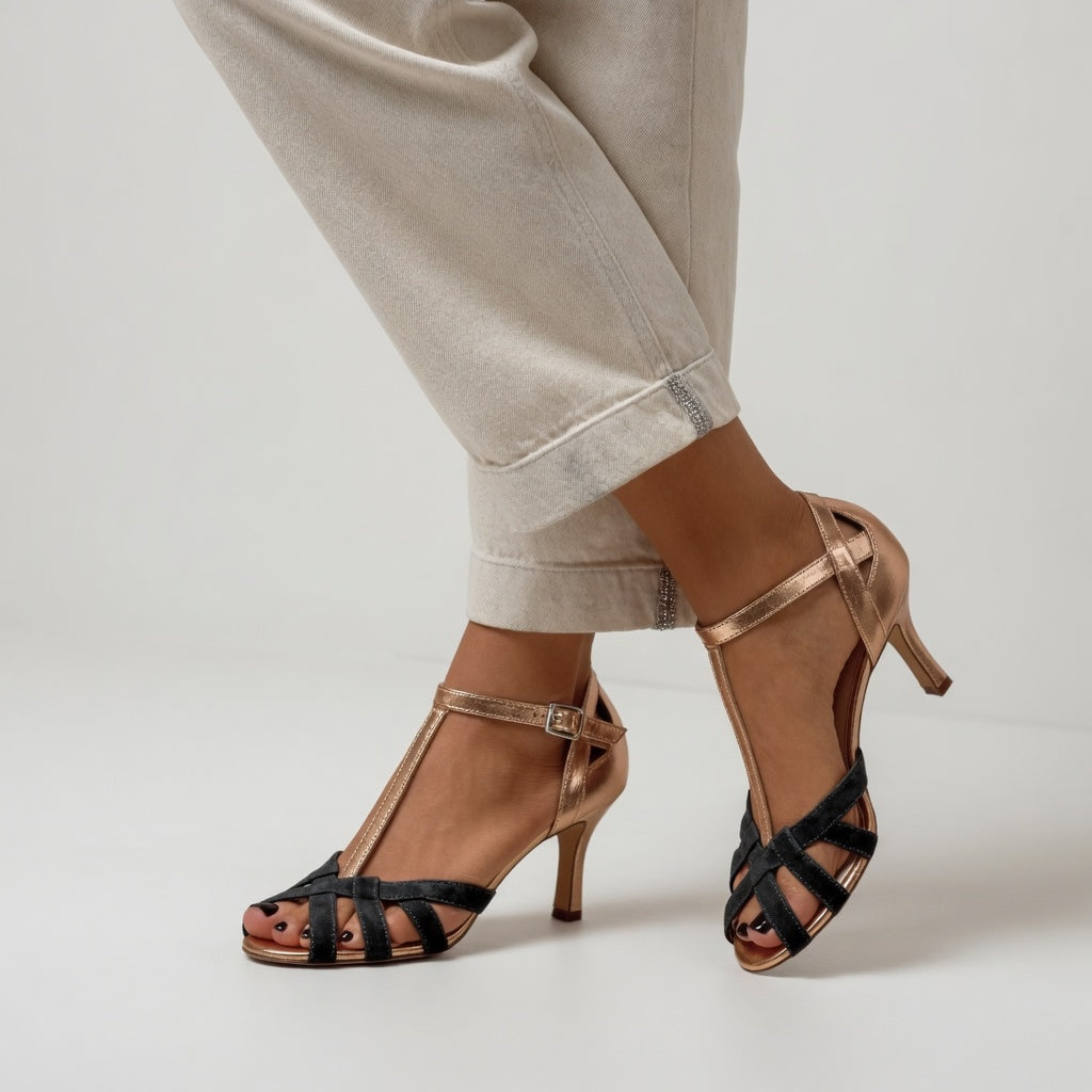Amélia™ — Woven Sandal with Stiletto Heel in Feminine Retro Elegance