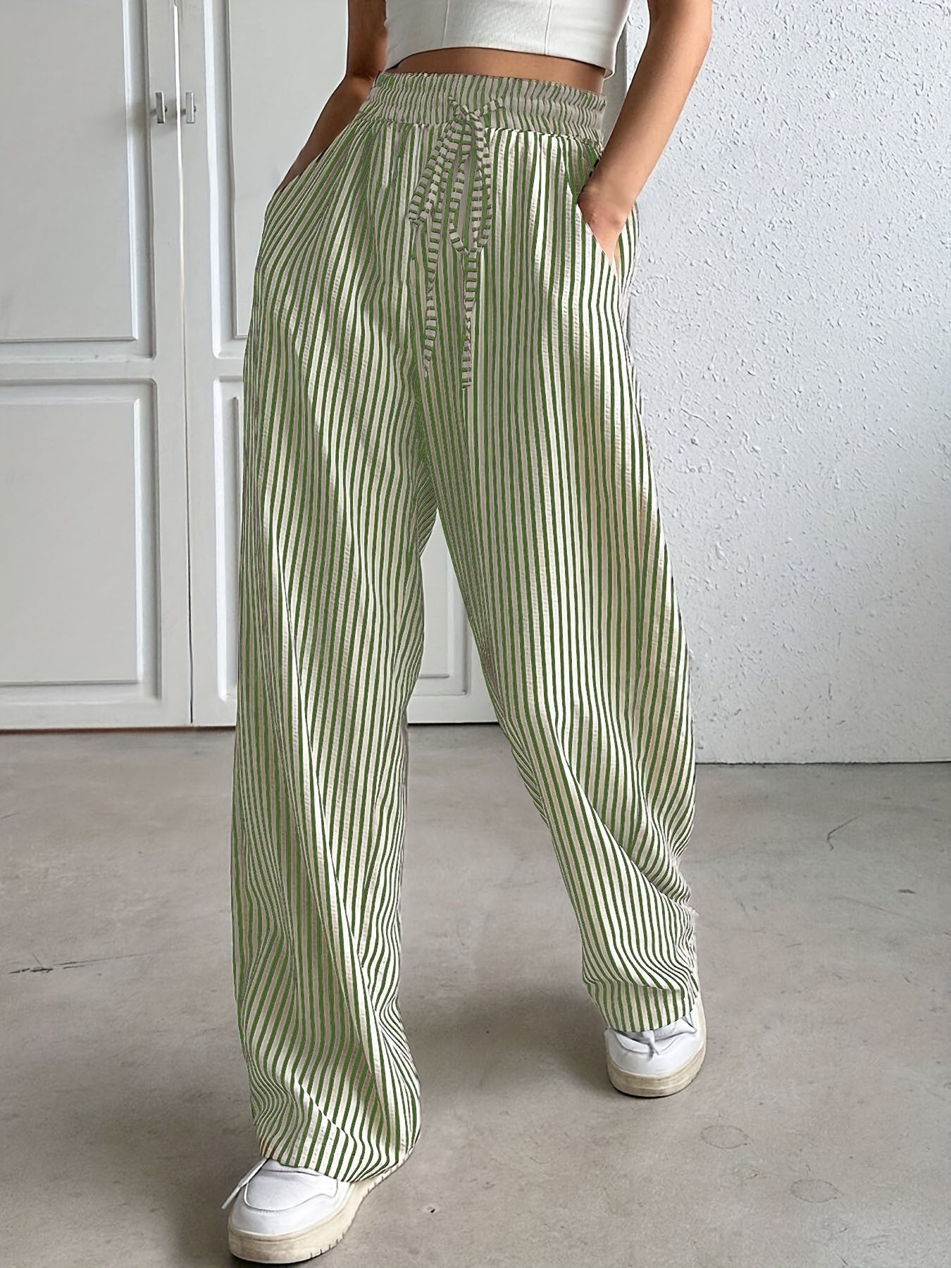 TAITE™ - Simple Summer Striped Relaxed Fit Bottom