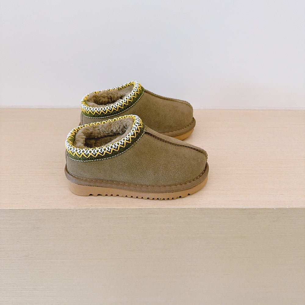 HALO™ - Comfy Fluffy Suede Braided Outdoor Slippers