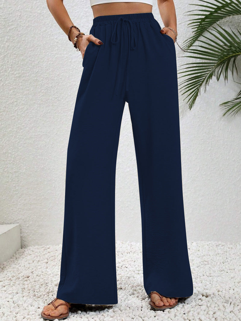 NIKU™ - Casual Wide Leg Drawstring Trousers