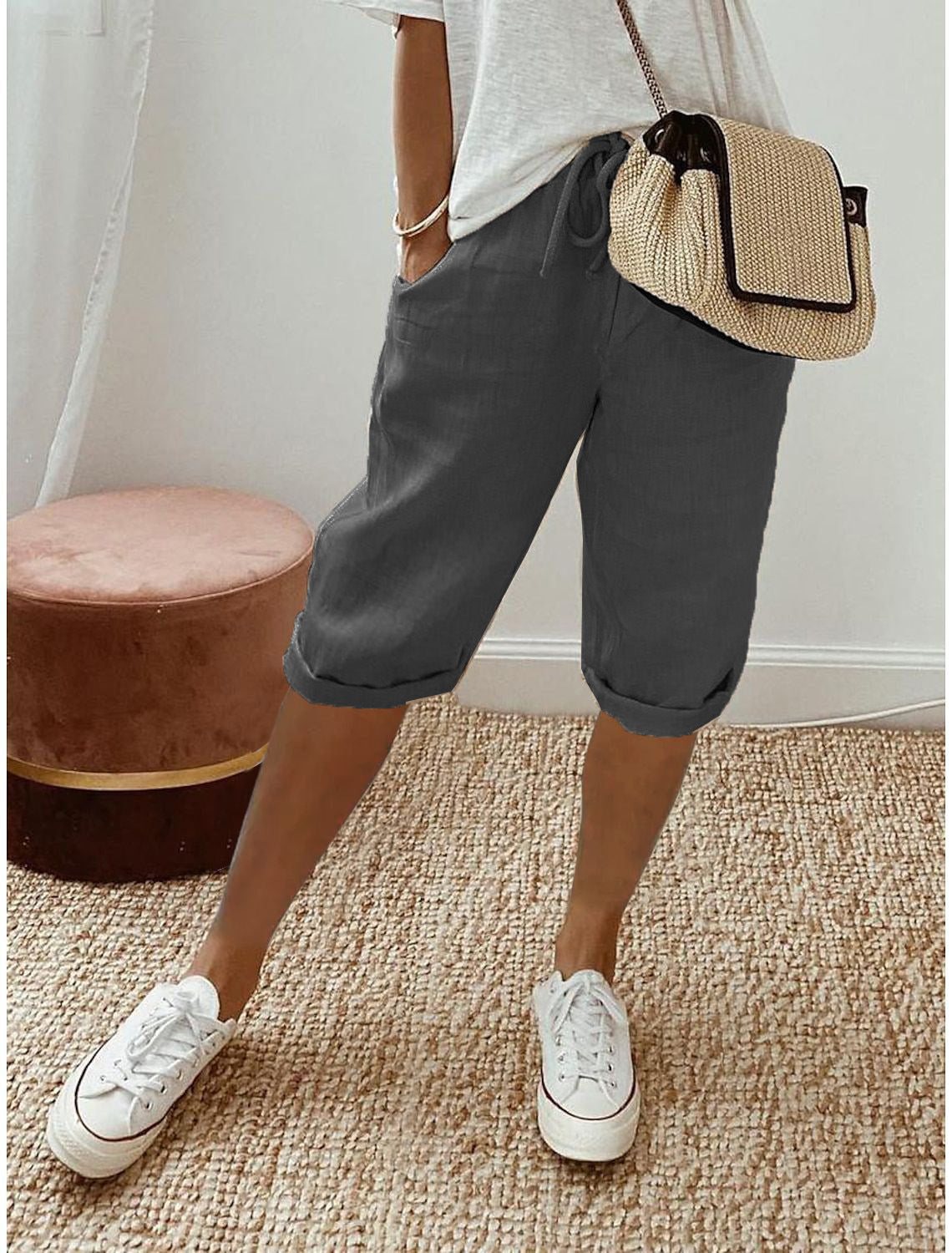 Jose - Casual Capri Trousers