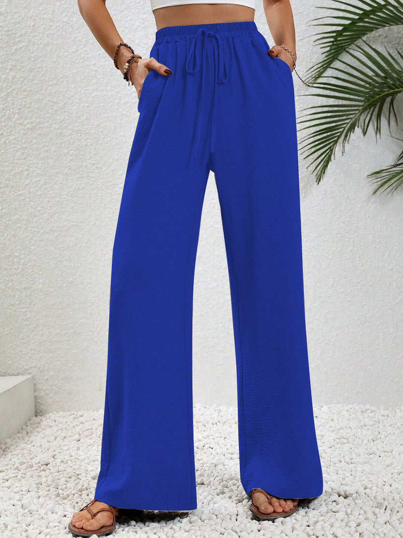 NIKU™ - Casual Wide Leg Drawstring Trousers