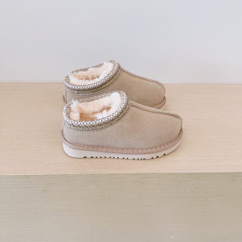 HALO™ - Comfy Fluffy Suede Braided Outdoor Slippers