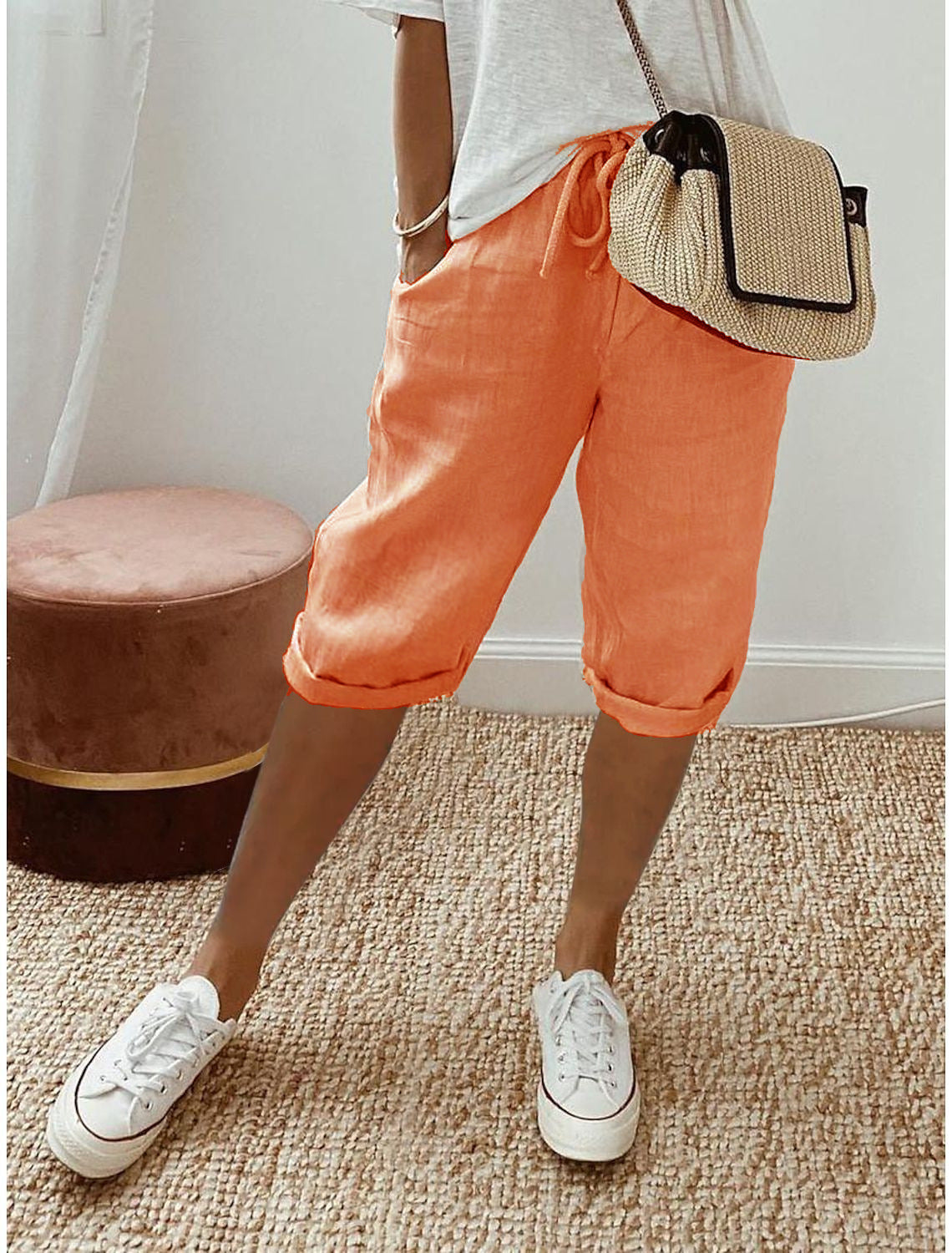 Jose - Casual Capri Trousers