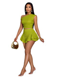 GENELYN™ – Chic Minimalist Tee and Skirt Set