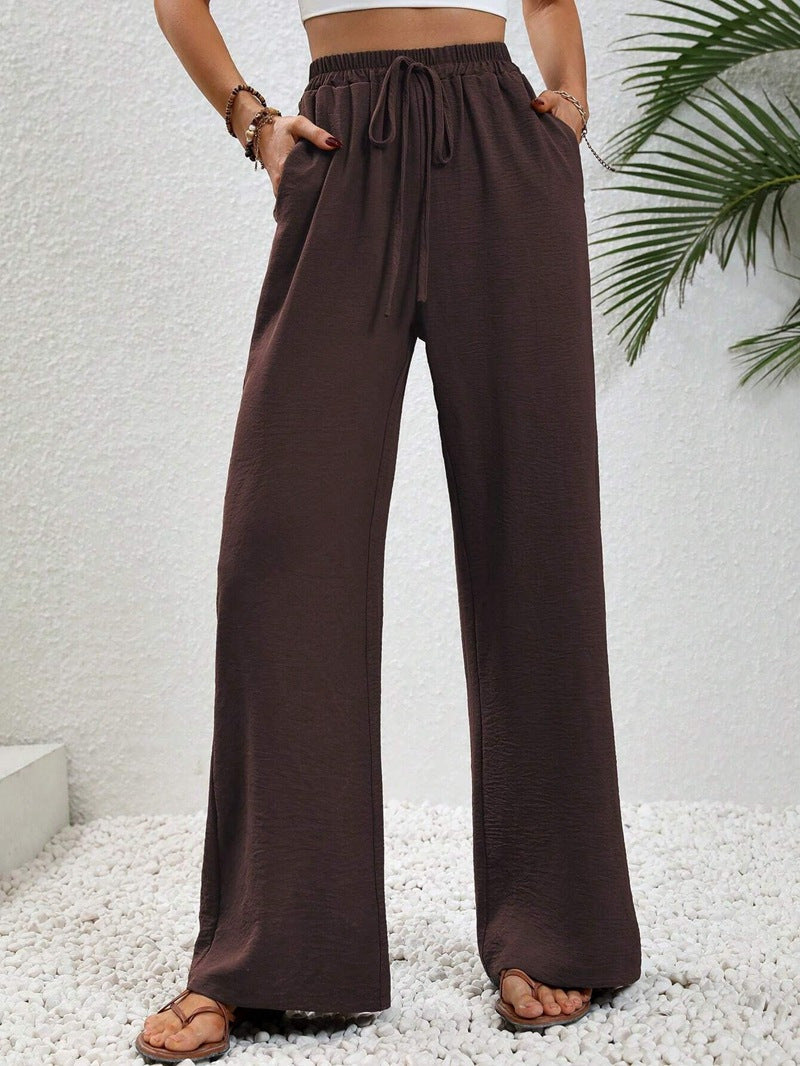 NIKU™ - Casual Wide Leg Drawstring Trousers