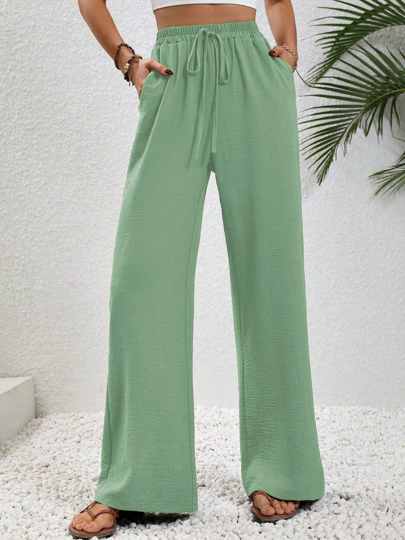NIKU™ - Casual Wide Leg Drawstring Trousers