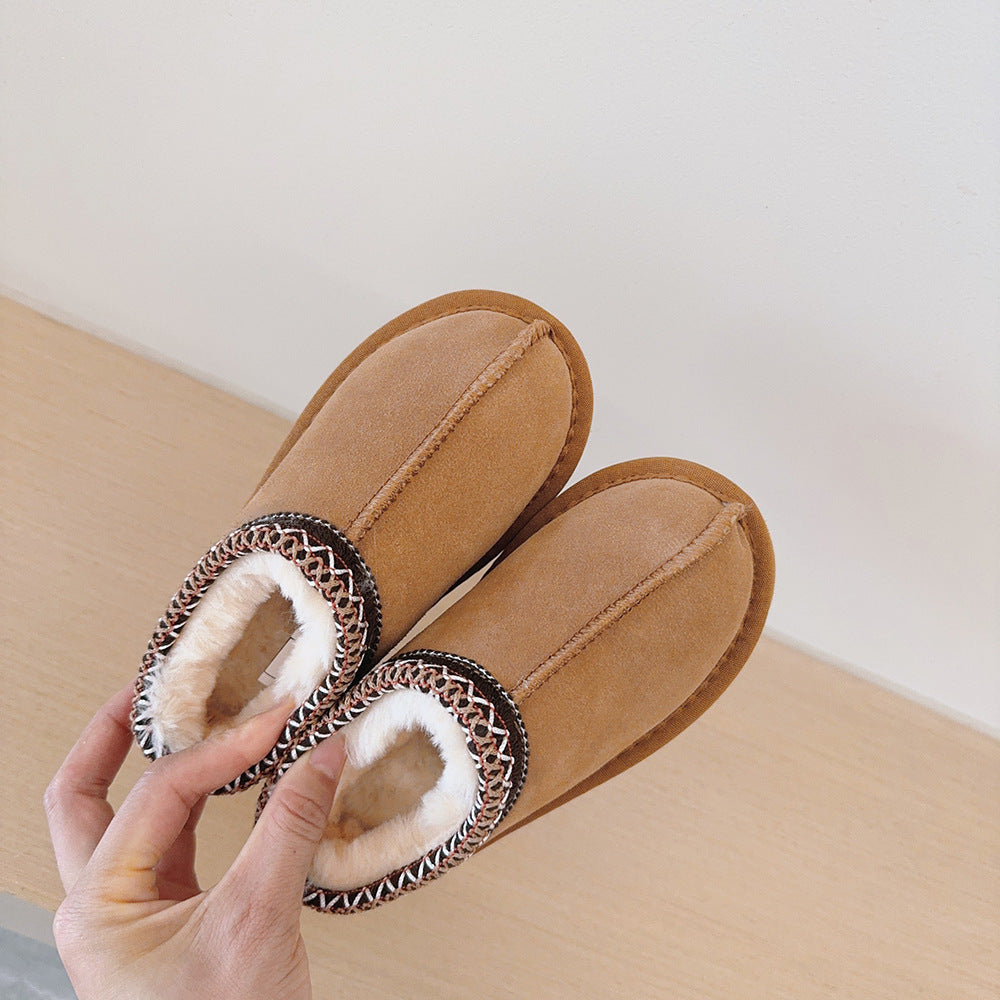 HALO™ - Comfy Fluffy Suede Braided Outdoor Slippers