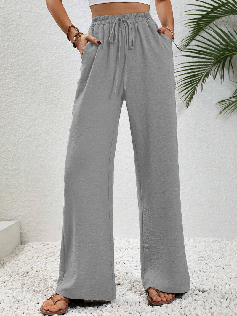 NIKU™ - Casual Wide Leg Drawstring Trousers