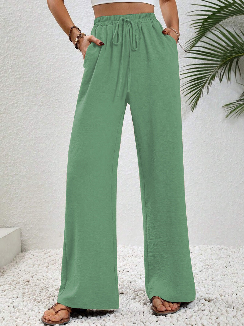 NIKU™ - Casual Wide Leg Drawstring Trousers