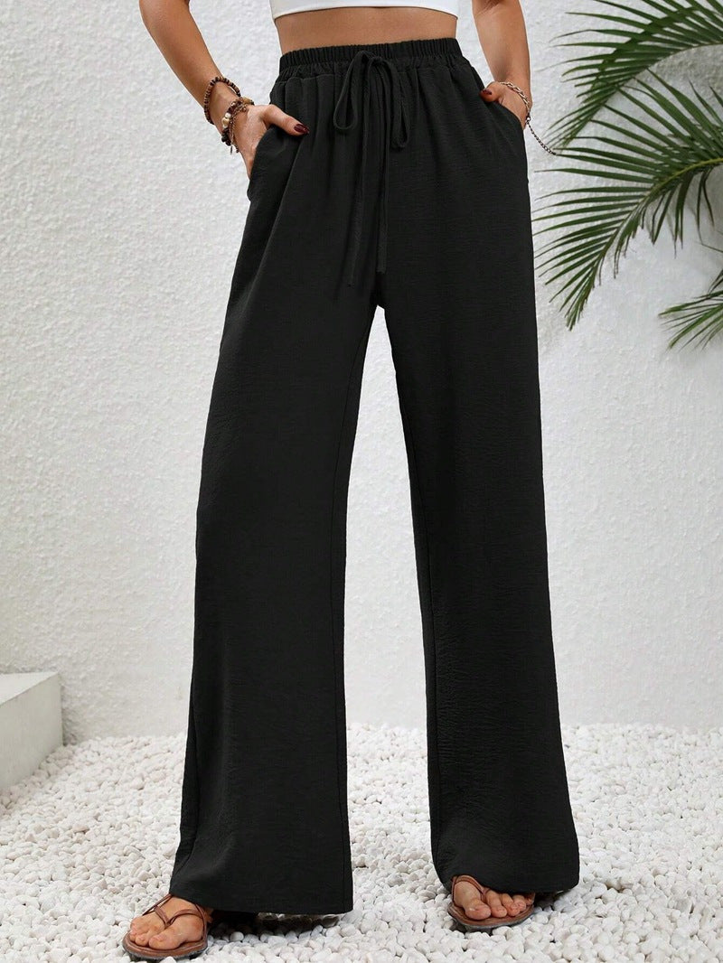 NIKU™ - Casual Wide Leg Drawstring Trousers
