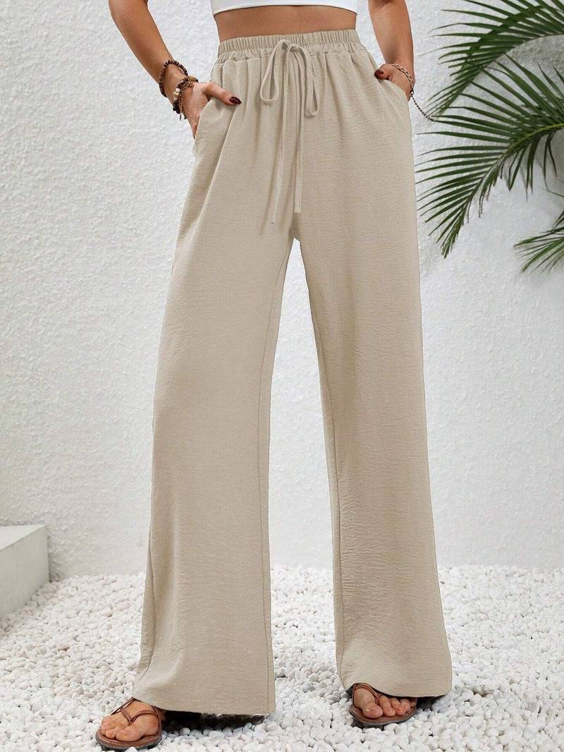NIKU™ - Casual Wide Leg Drawstring Trousers
