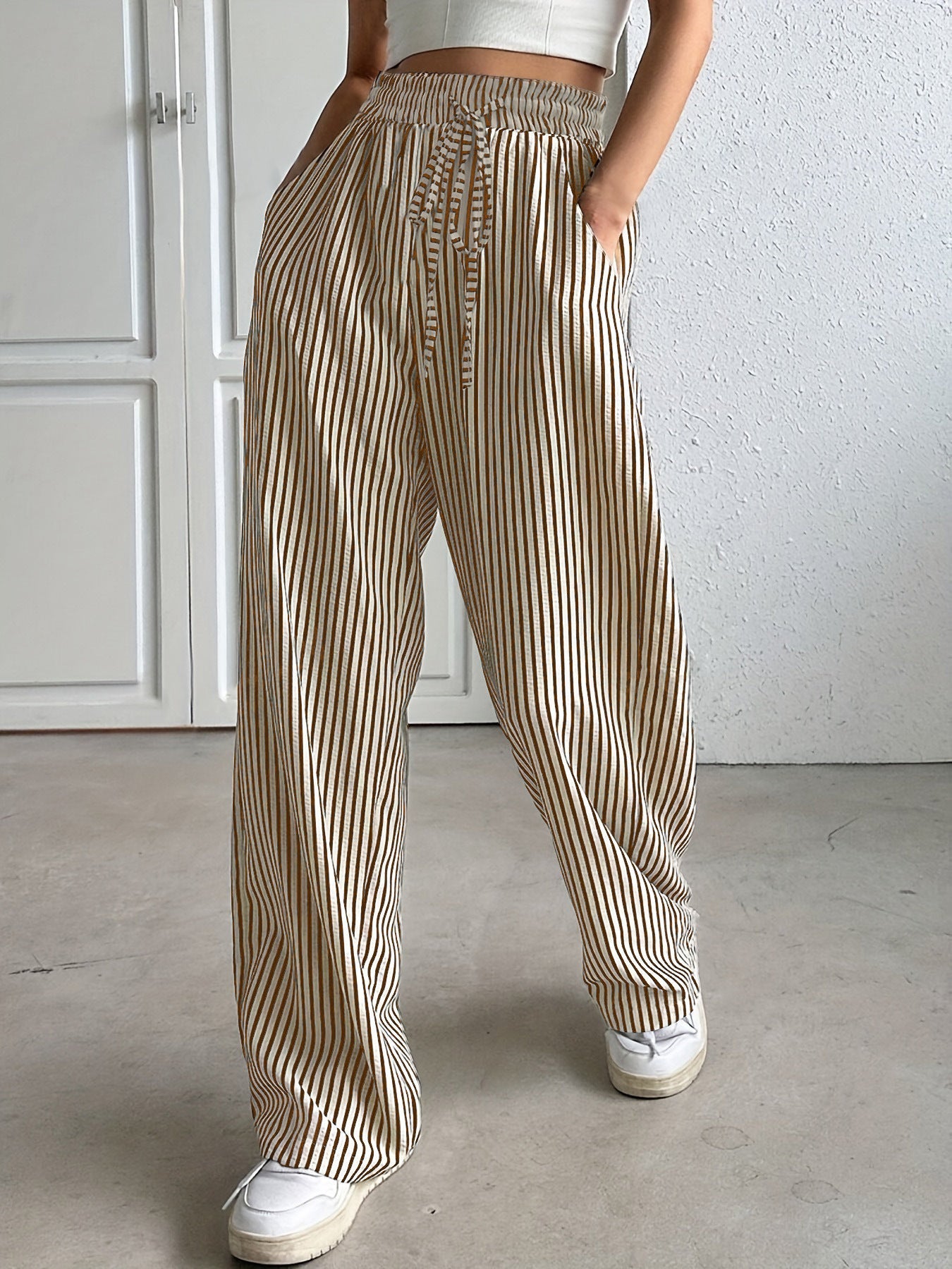 TAITE™ - Simple Summer Striped Relaxed Fit Bottom