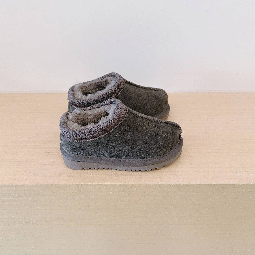 HALO™ - Comfy Fluffy Suede Braided Outdoor Slippers