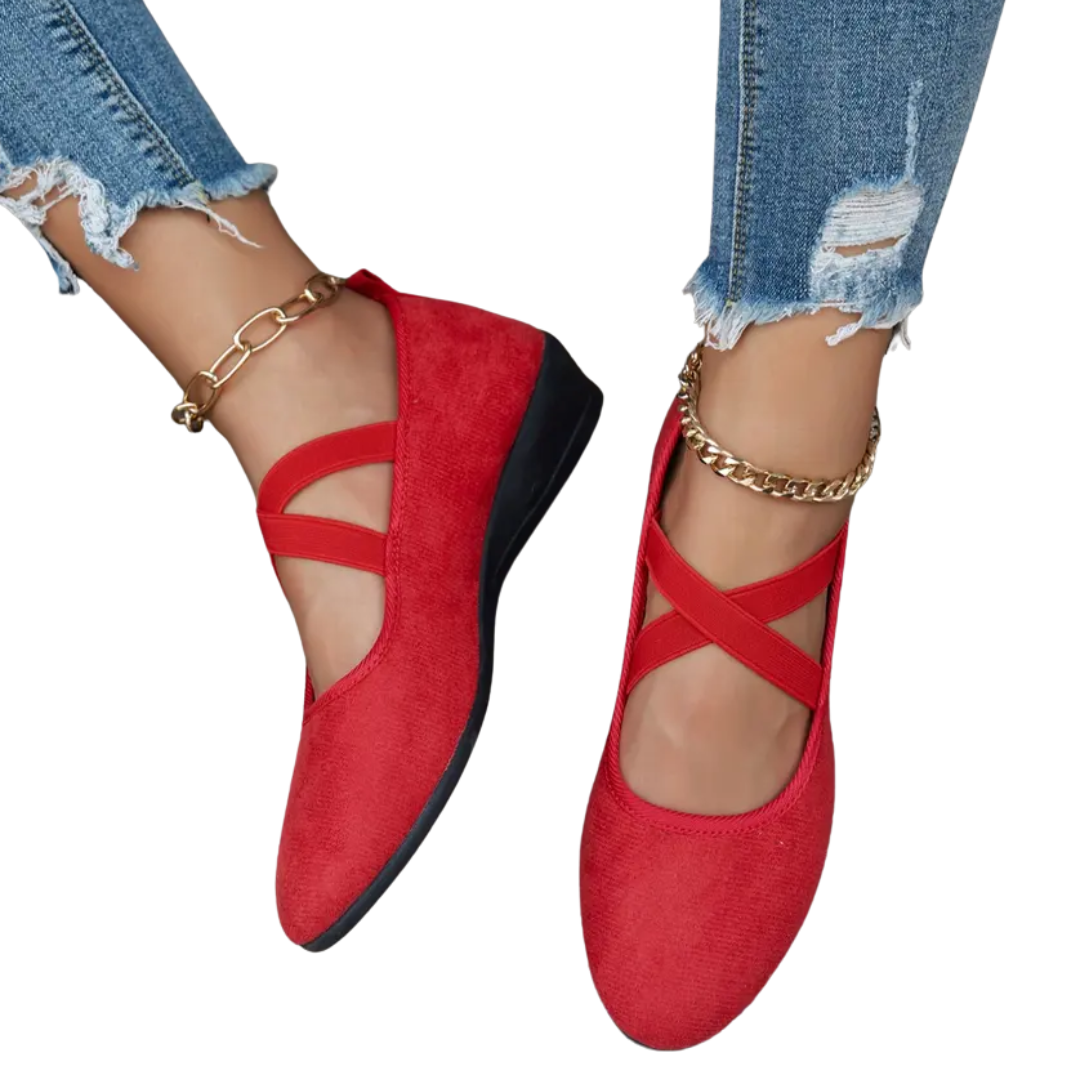 VERA™ – Breathable Wedge Slip-On Closed Shoes