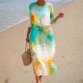Aurore | Bright Watercolour Dress