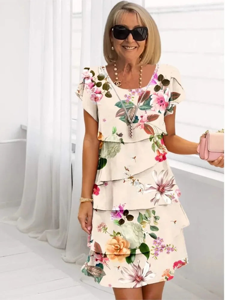 Camille – Elegant Flowing Dress with Ruffles