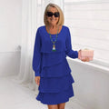 Madeleine – Elegant Fluid Dress with Ruffles