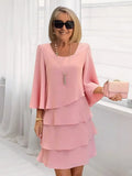 Élise – Elegant Fluid Dress with Ruffles