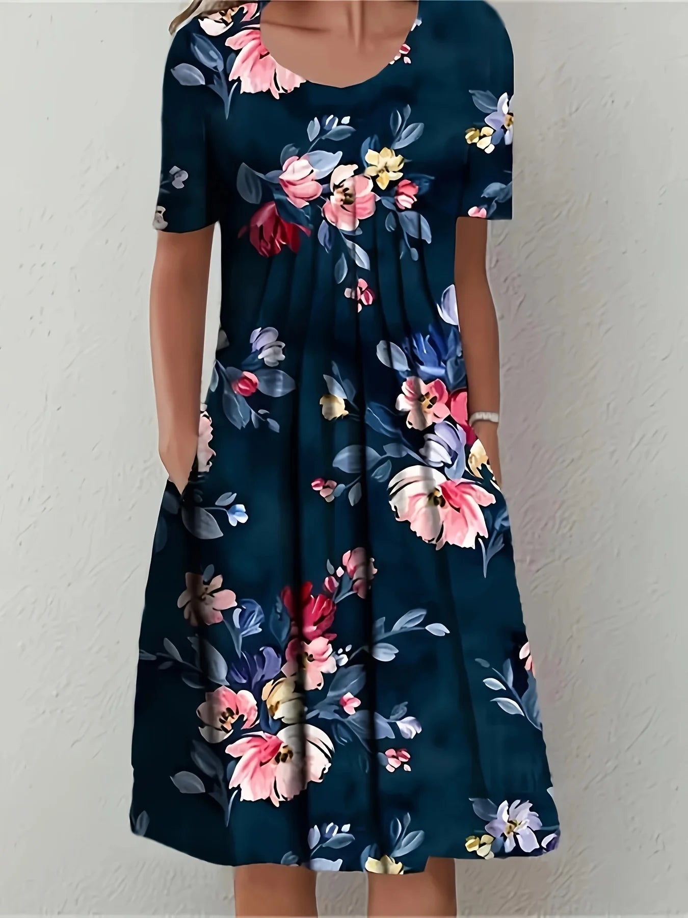 Dorothy — Lace Print Midi Dress