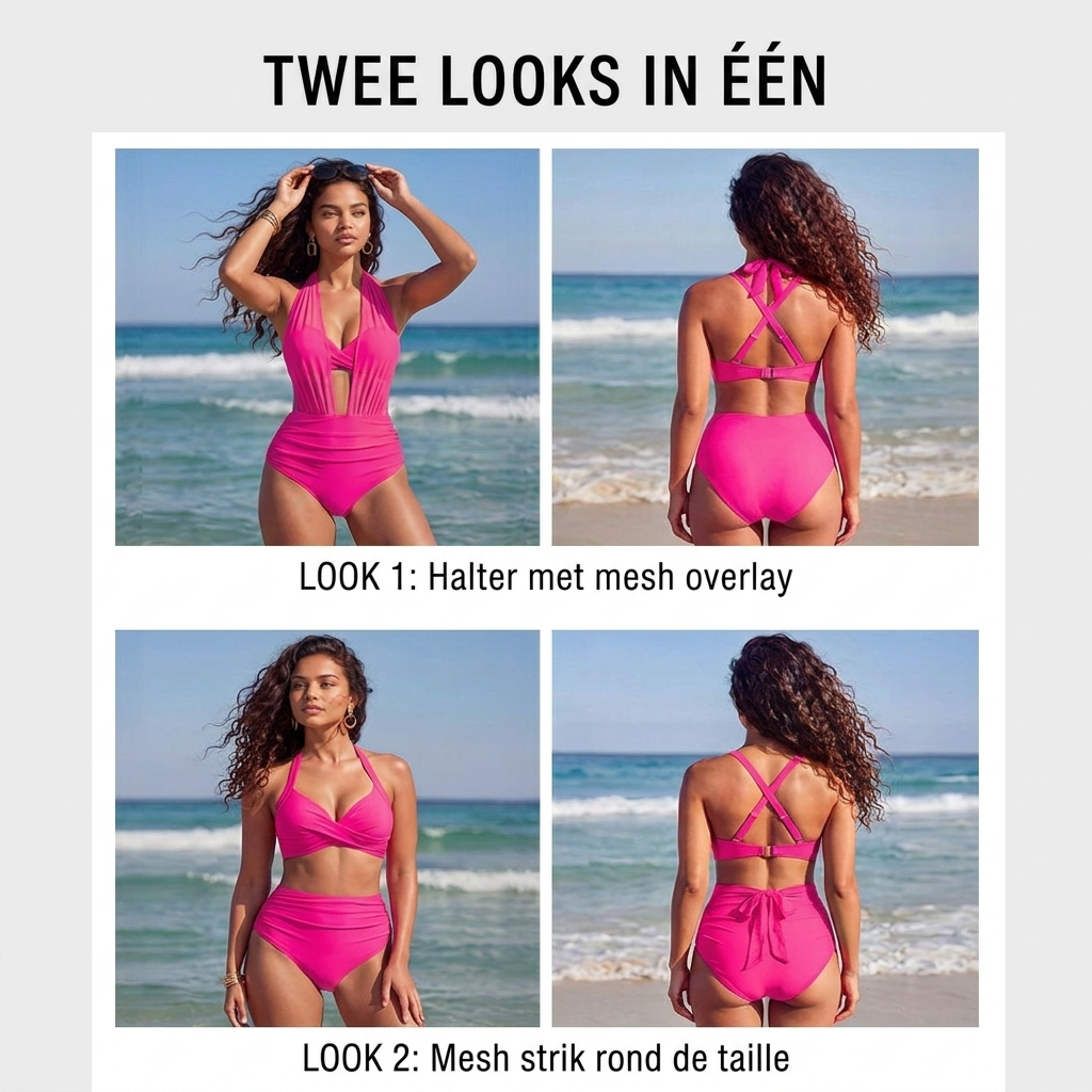 Sabine | 2-in-1 High-Waisted Tummy Control Bikini