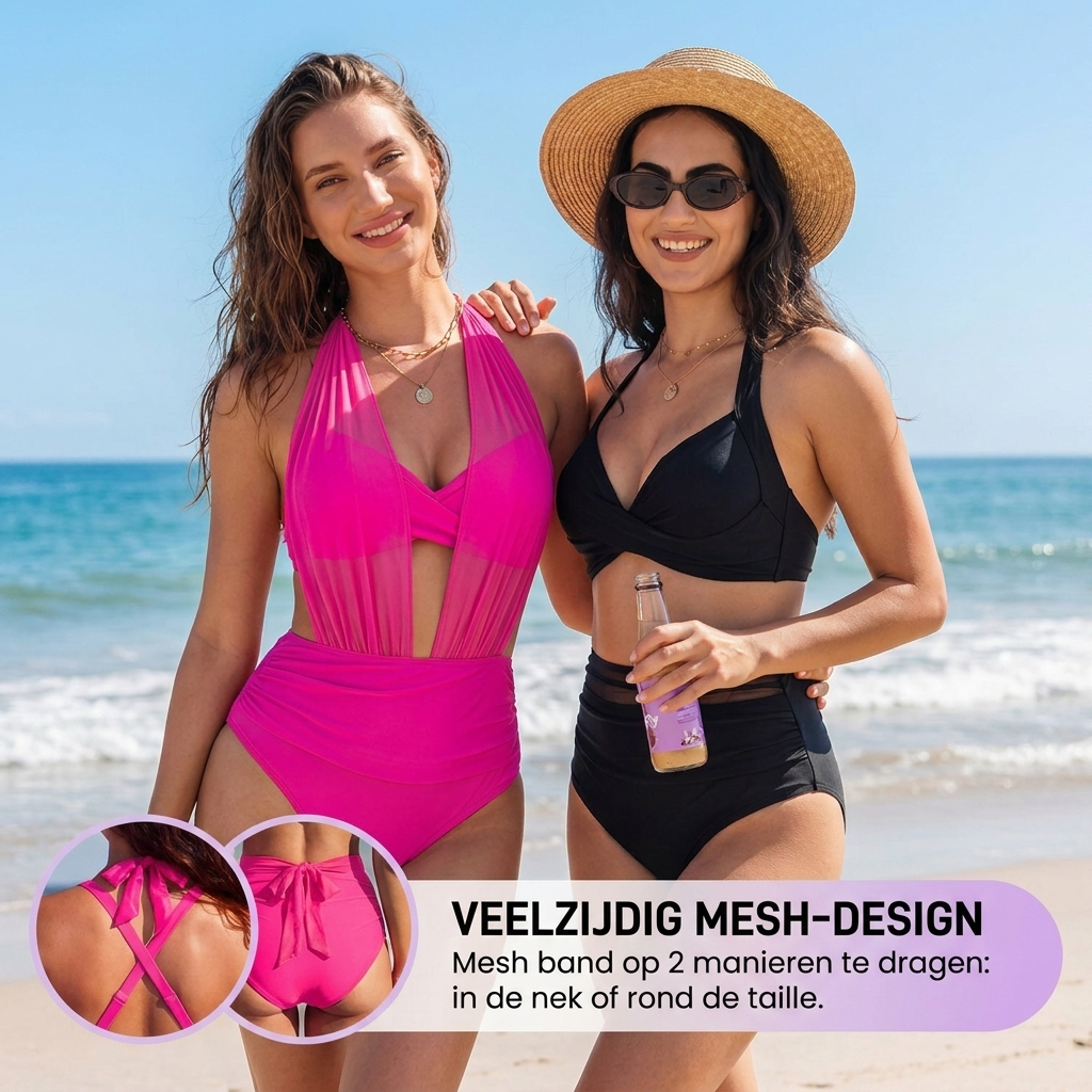 Sabine | 2-in-1 High-Waisted Tummy Control Bikini