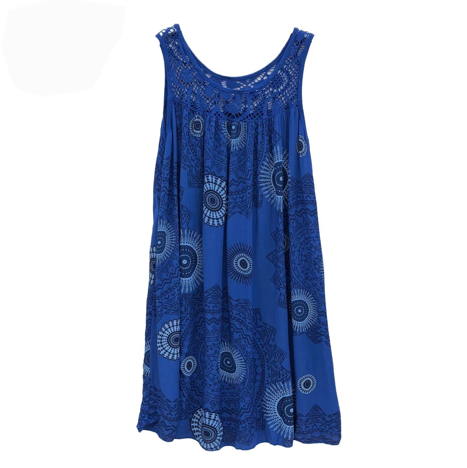 Violet — Mandala Print Swing Dress