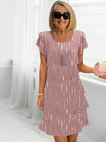 Isabelle – Elegant Fluid Dress with Ruffles