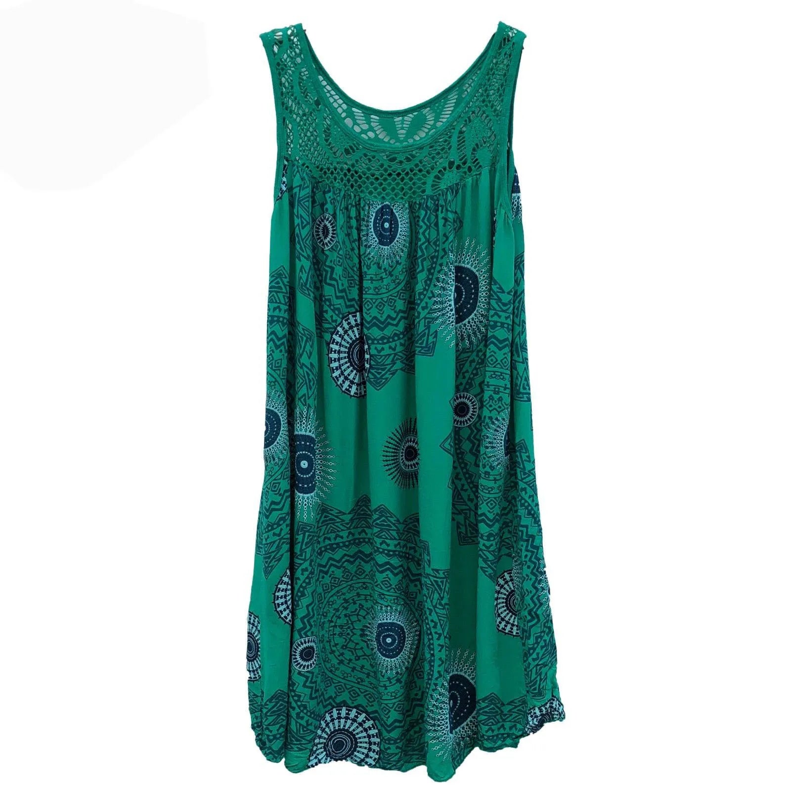 Violet — Mandala Print Swing Dress