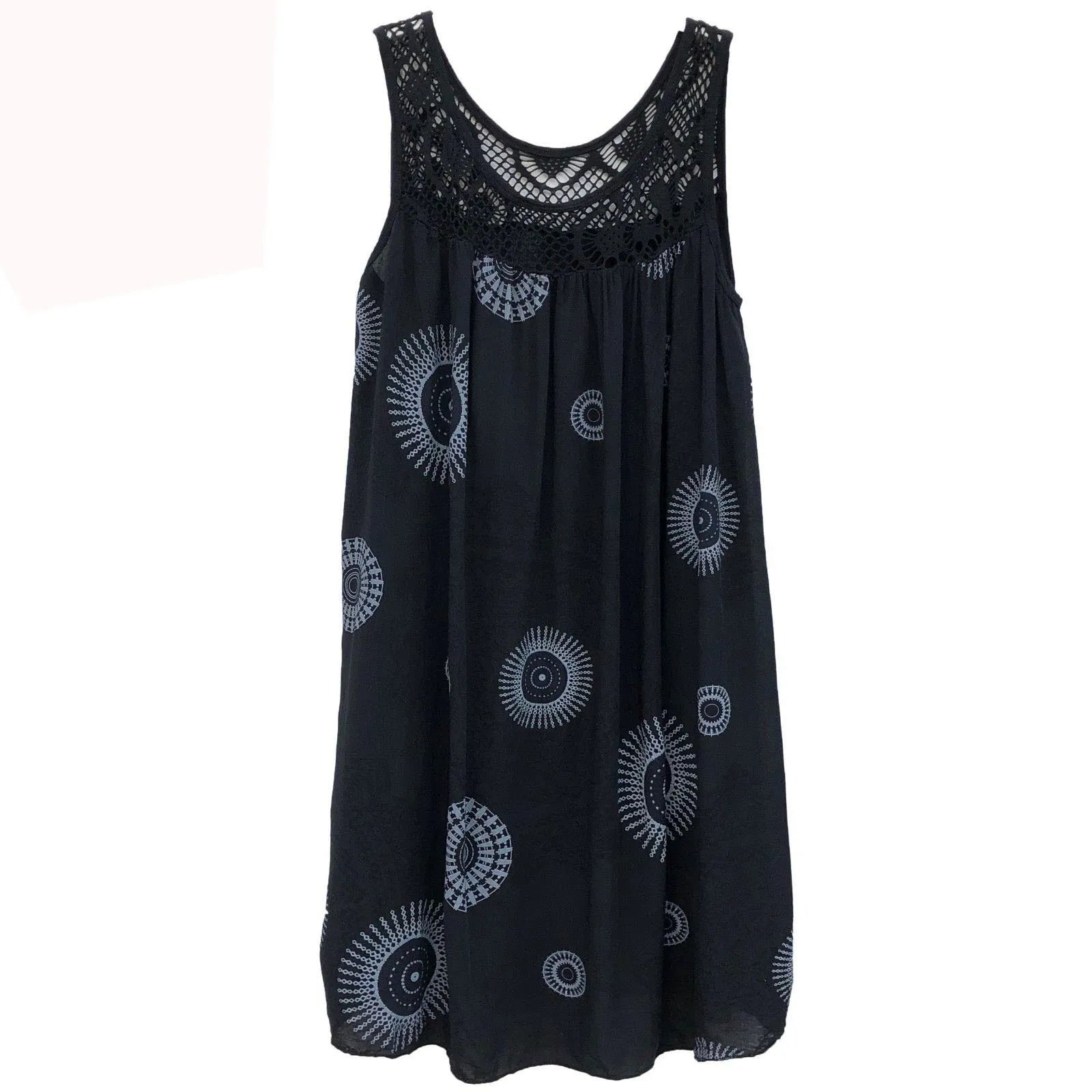 Violet — Mandala Print Swing Dress