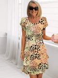 Danielle – Elegant Flowing Dress with Ruffles