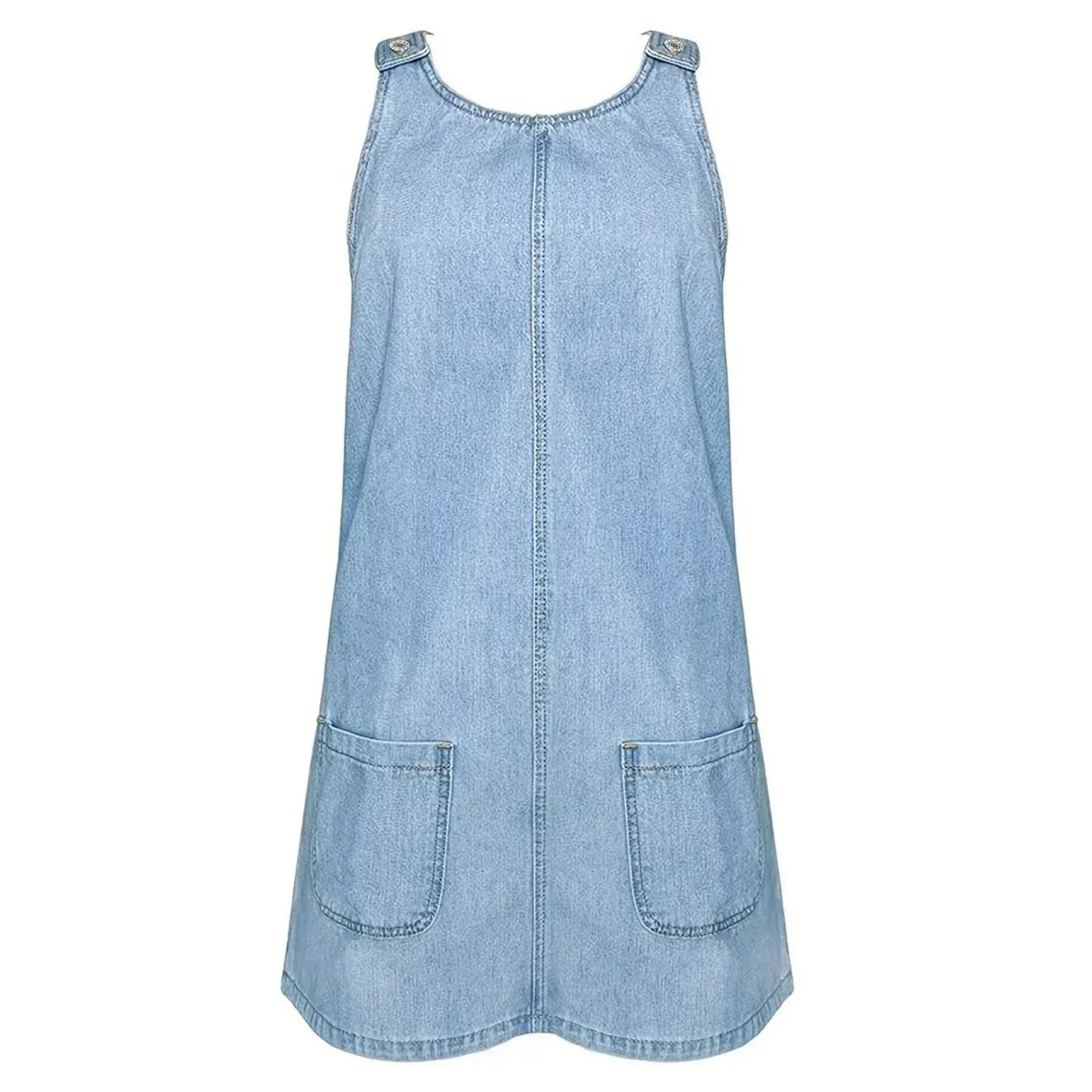 Emma Relaxed Denim-Look Dress