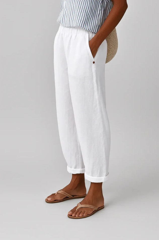 Stella | Timeless Linen-Look Trousers