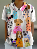 Tilly | Printed Dog Design Chemise