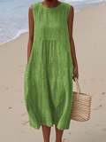 Rose™| Embroidered Midi Dress