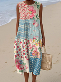 Anna™ | Midi Patchwork Dress