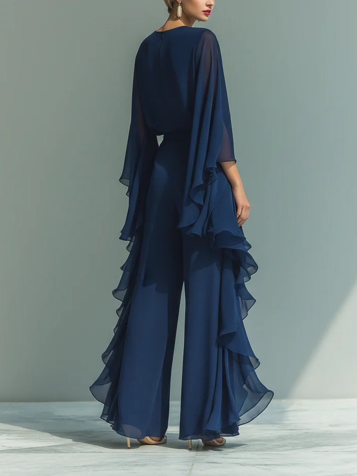 Aurelia | Elegant and Flowing Evening Jumpsuit