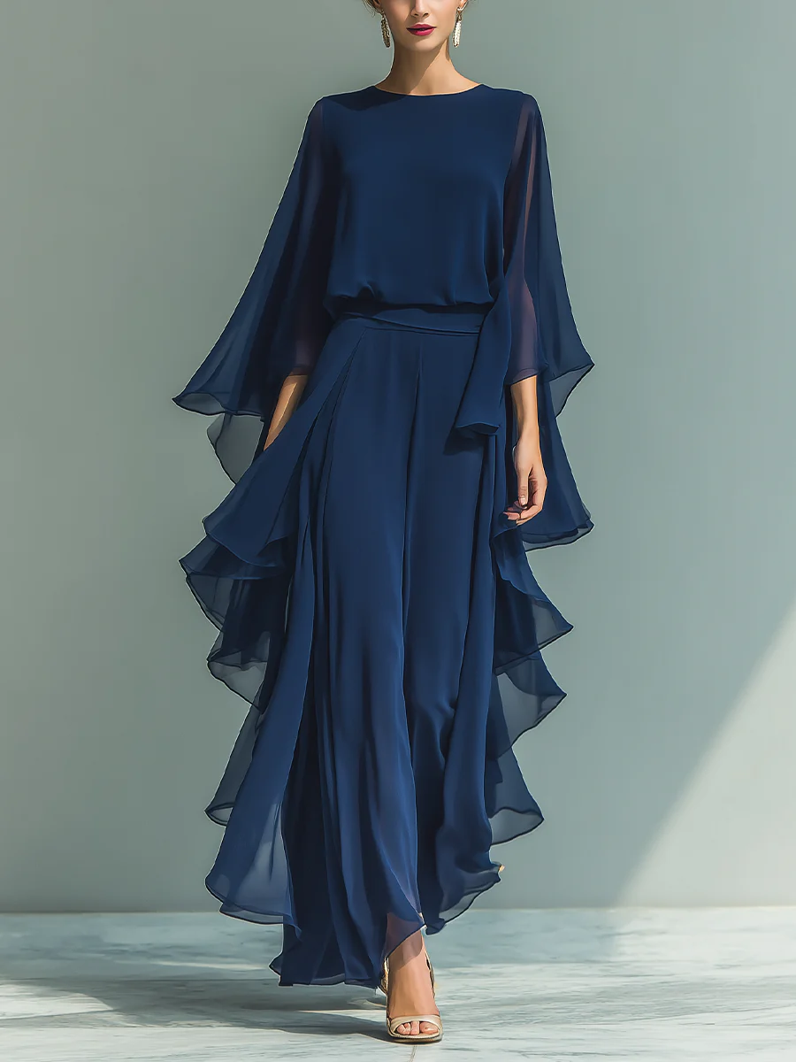 Aurelia | Elegant and Flowing Evening Jumpsuit