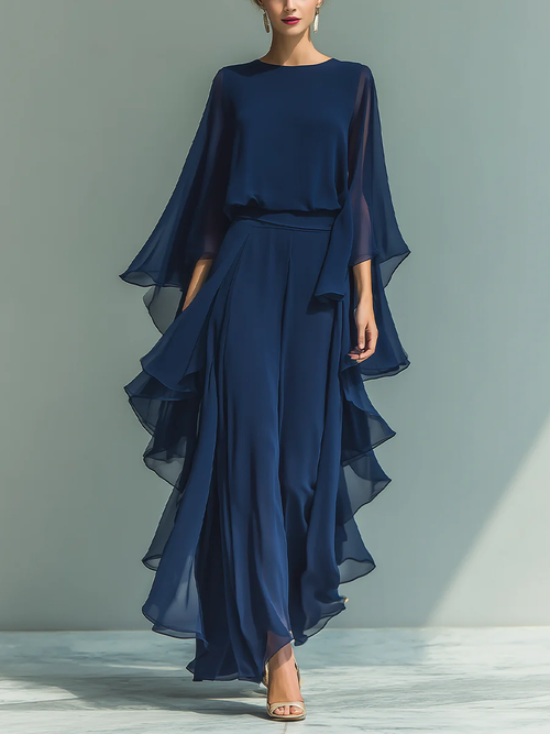 Aurelia | Elegant and Flowing Evening Jumpsuit