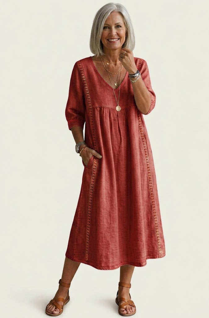Juliette I Elegance A-Line Maxi Dress