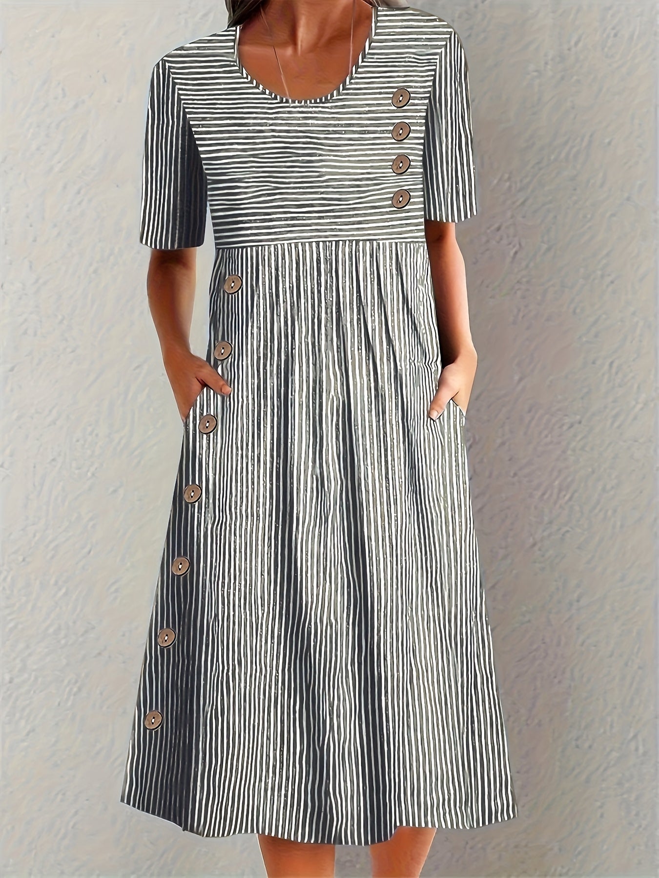 Edna | Striped Summer Dress