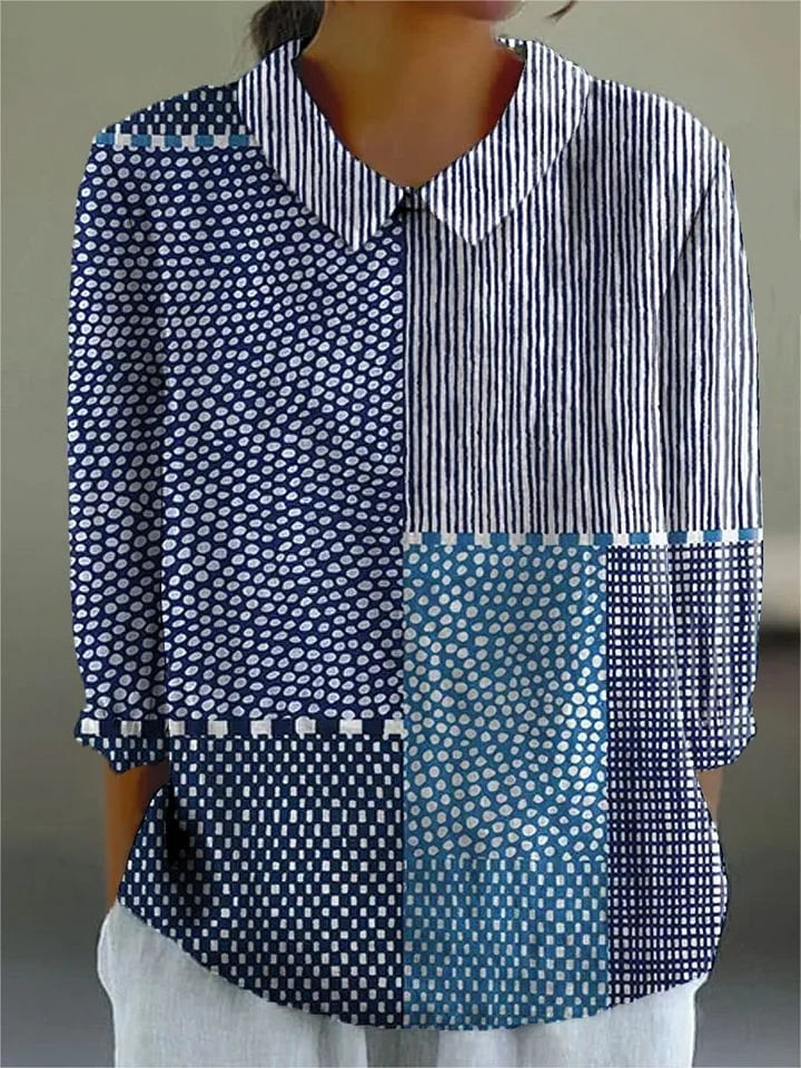 Elle | Vintage Colourful Blouse