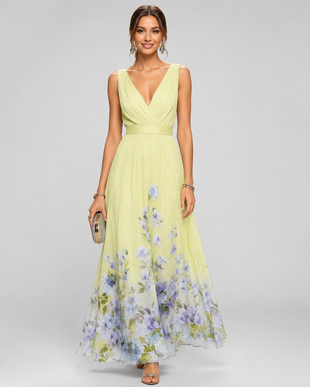 Mica | Sleeveless A Maxi Dress