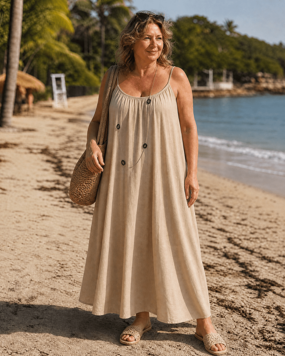 Ella | Sleeveless Midi Dress