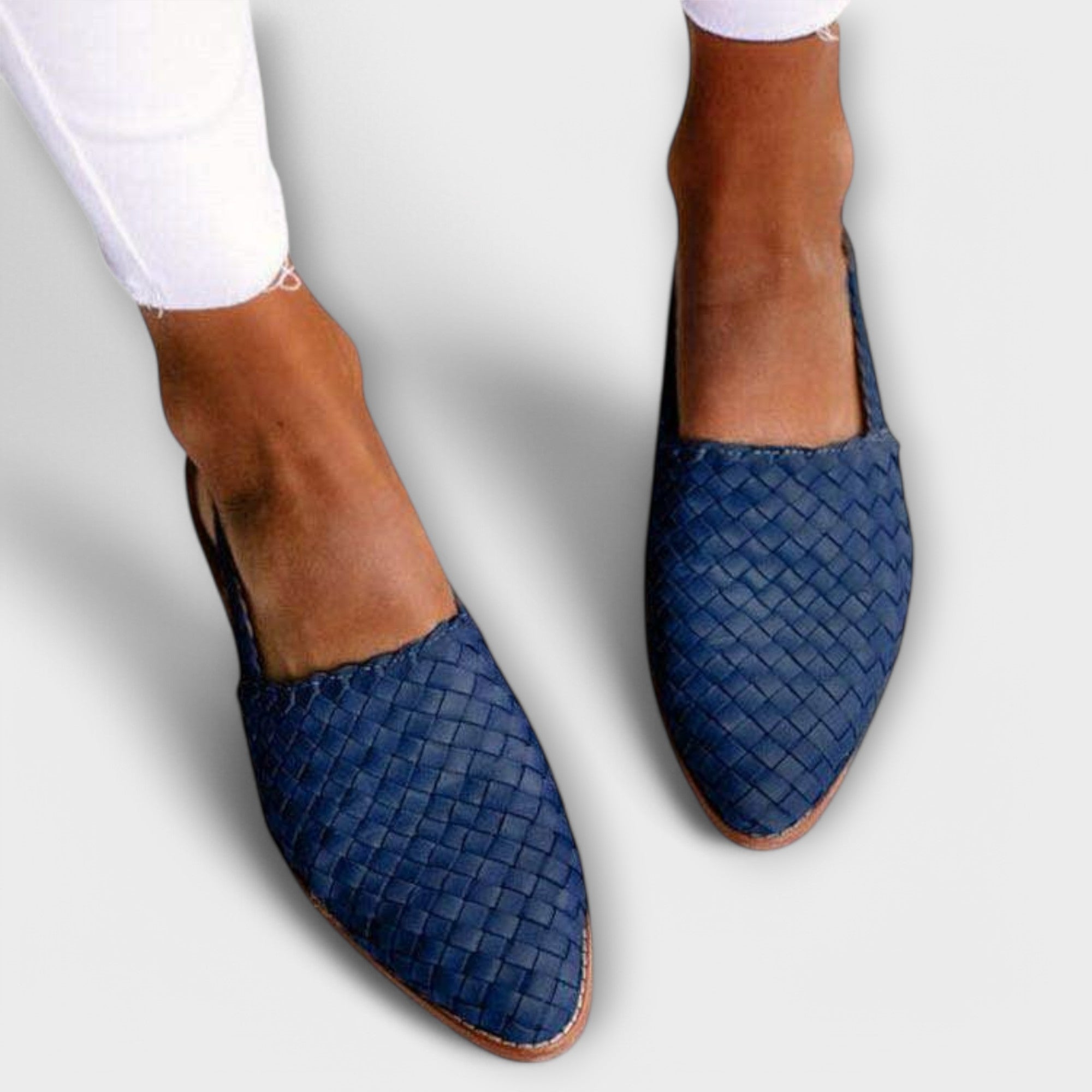 Lila - Woven Leather Loafer